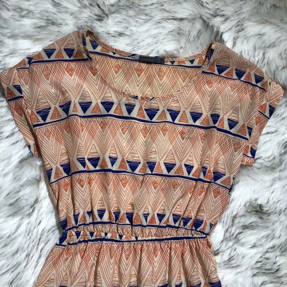 Nordstrom Soprano Geometric Diamond Tribal Boho Hippy Dress - Picture 4 of 8